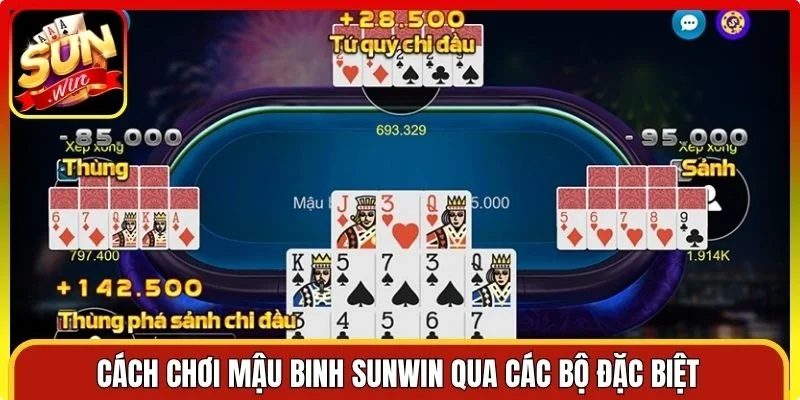Cách chơi Mậu Binh Sunwin qua các bộ đặc biệt